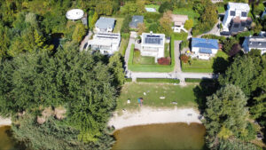 Drohnenaufnahme Gebäude